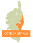 carte corse cote est