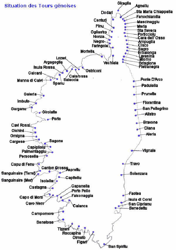 Tours génoises en Corse | La-corse.travel